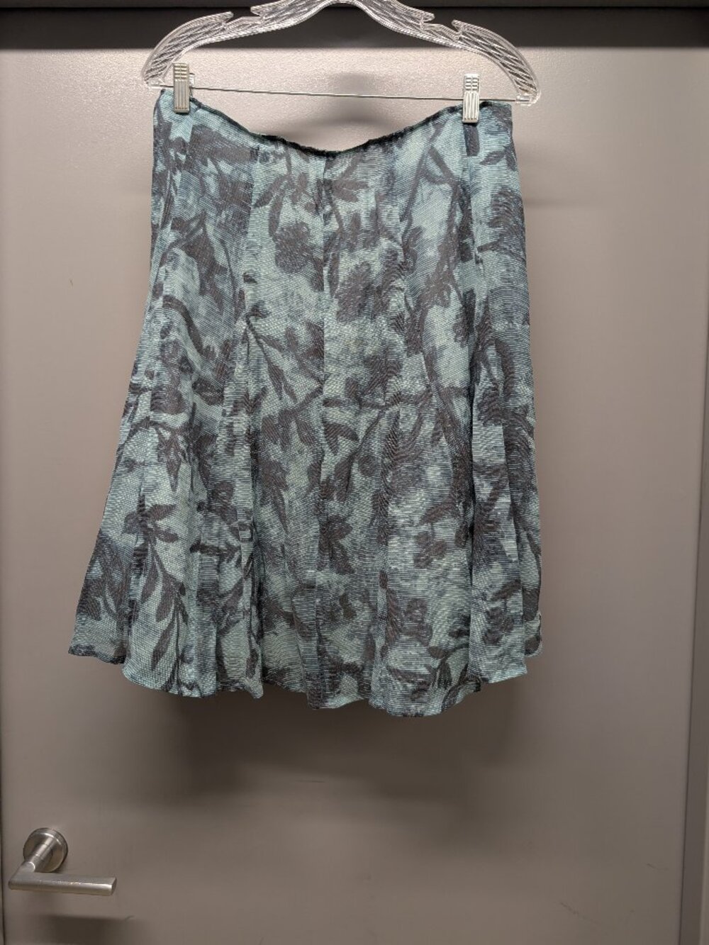 Piazza Sempione Blue and Gray Skirt
